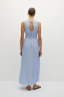 Marina Striped Cotton Midi Dress