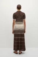 Mira Striped Knit Maxi Skirt
