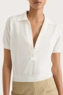 Riva Polo Knit Top