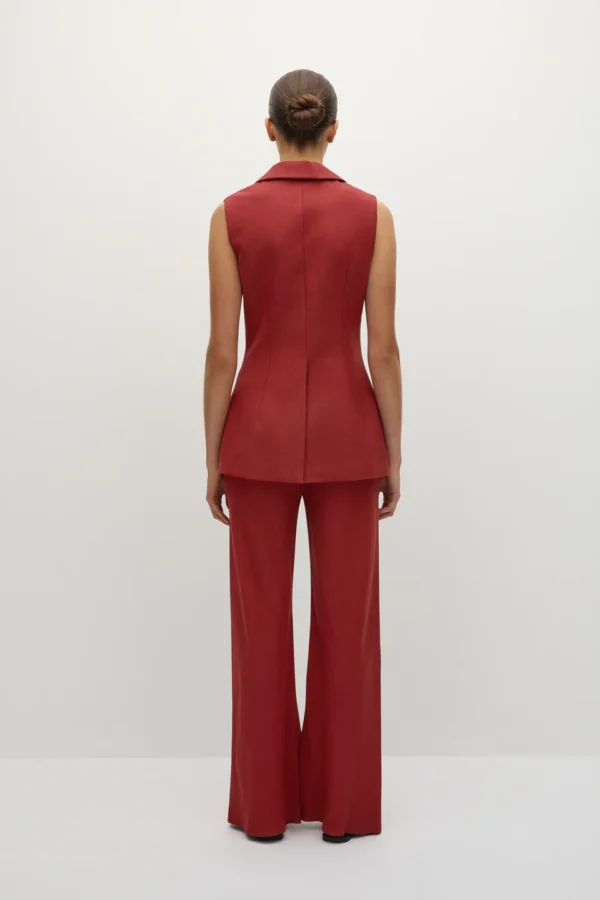 Sorella Sleeveless Linen Blazer - Image 5