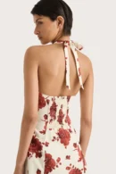 Amelie Linen Midi Dress