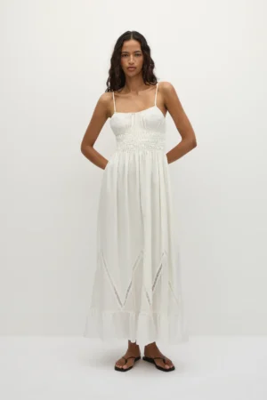 Meline Maxi Dress White