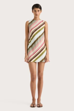 Julia Mini Dress Hydra Stripe
